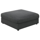 Serene Serene 4-piece Upholstered Modular Sectional Sofa Charcoal 551324-SETB - Ella Furniture