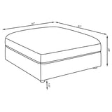 Serene Serene 4-piece Upholstered Modular Sectional Sofa Charcoal 551324-SETB - Ella Furniture