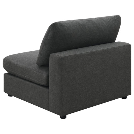 Serene Serene 6-piece Upholstered Modular Sectional Sofa Charcoal 551324-SET - Ella Furniture
