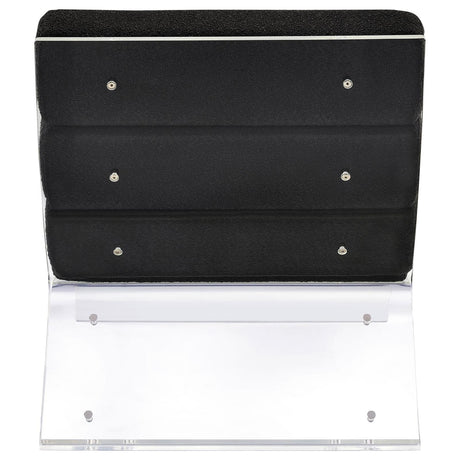 Serreta Boucle Upholstered Armless Accent Chair With Clear Acrylic Frame Black 903162 - Ella Furniture
