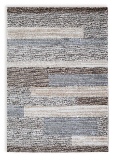 Sethburn Cream/brown/gray Medium Rug - Ella Furniture