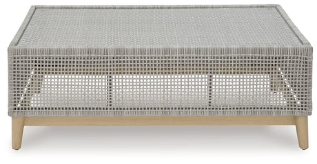 Seton Gray Creek Outdoor Sofa And 2 Chairs With Coffee Table - Ella Furniture