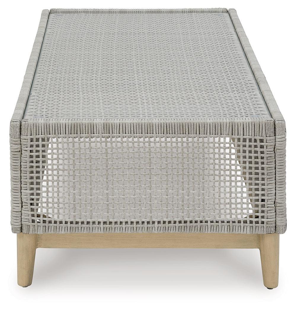 Seton Gray Creek Outdoor Sofa And 2 Chairs With Coffee Table - Ella Furniture