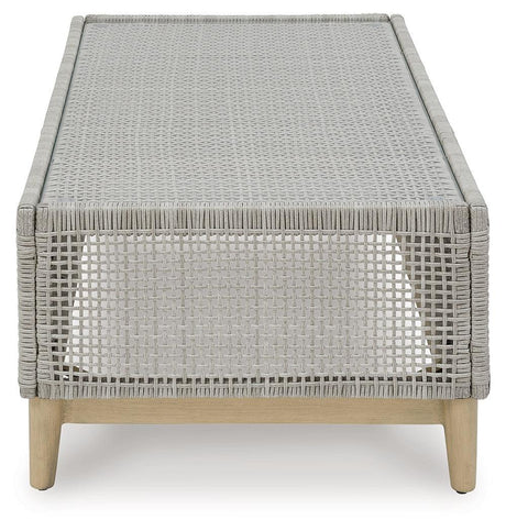 Seton Gray Creek Outdoor Sofa And 2 Chairs With Coffee Table - Ella Furniture