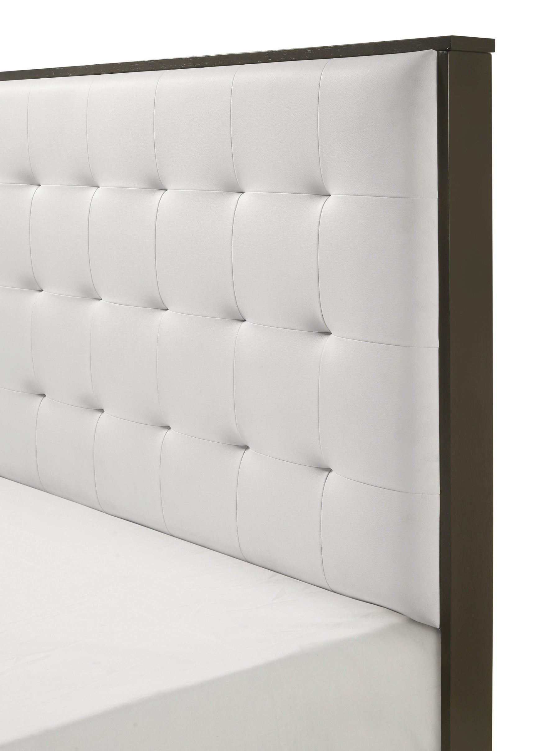 Sharpe Gray/White Modern Solid Wood And Veneers 5-Drawers Chest - Ella Furniture