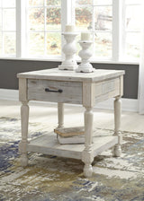 Shawnalore Whitewash 2 End Tables - Ella Furniture