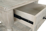 Shawnalore Whitewash Coffee Table With 1 End Table - Ella Furniture