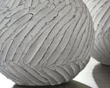 Shelvie Distressed White Vase detail view