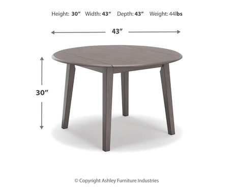 Shullden Gray Dining Room Set - Ella Furniture