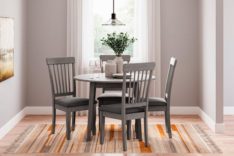 Shullden Gray Dining Room Set - Ella Furniture