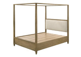 Sienna Brown Modern Contemporary Solid Wood And Veneers Queen Bed - Ella Furniture