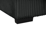 Silvia Black Reversible Sectional w Pull-Out Bed