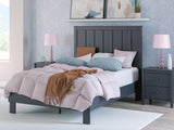 Simmenfort Navy Blue Full Platform Bed from Ella Furniture