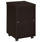 Skeena Skeena 3-piece Home Office Set Cappuccino 800901-S3 - Ella Furniture
