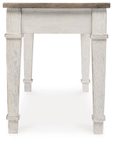 Skempton White/light Brown Rectangular Dining Room Set - Ella Furniture