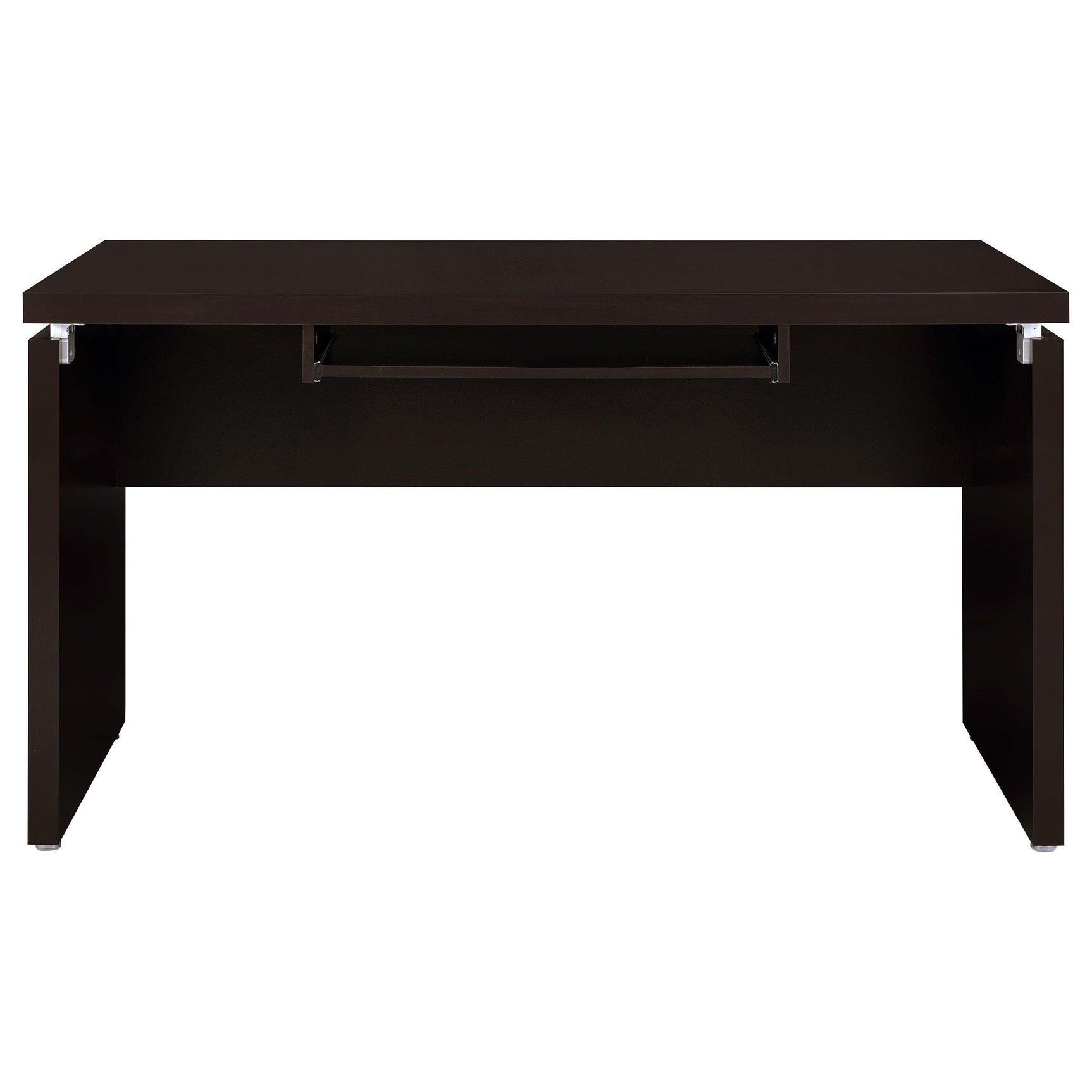 SKYLAR COLLECTION Skylar Engineered Wood L-Shape Computer Desk Cappuccino 800891L - Ella Furniture