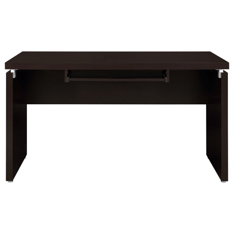 SKYLAR COLLECTION Skylar Engineered Wood L-Shape Computer Desk Cappuccino 800891L - Ella Furniture