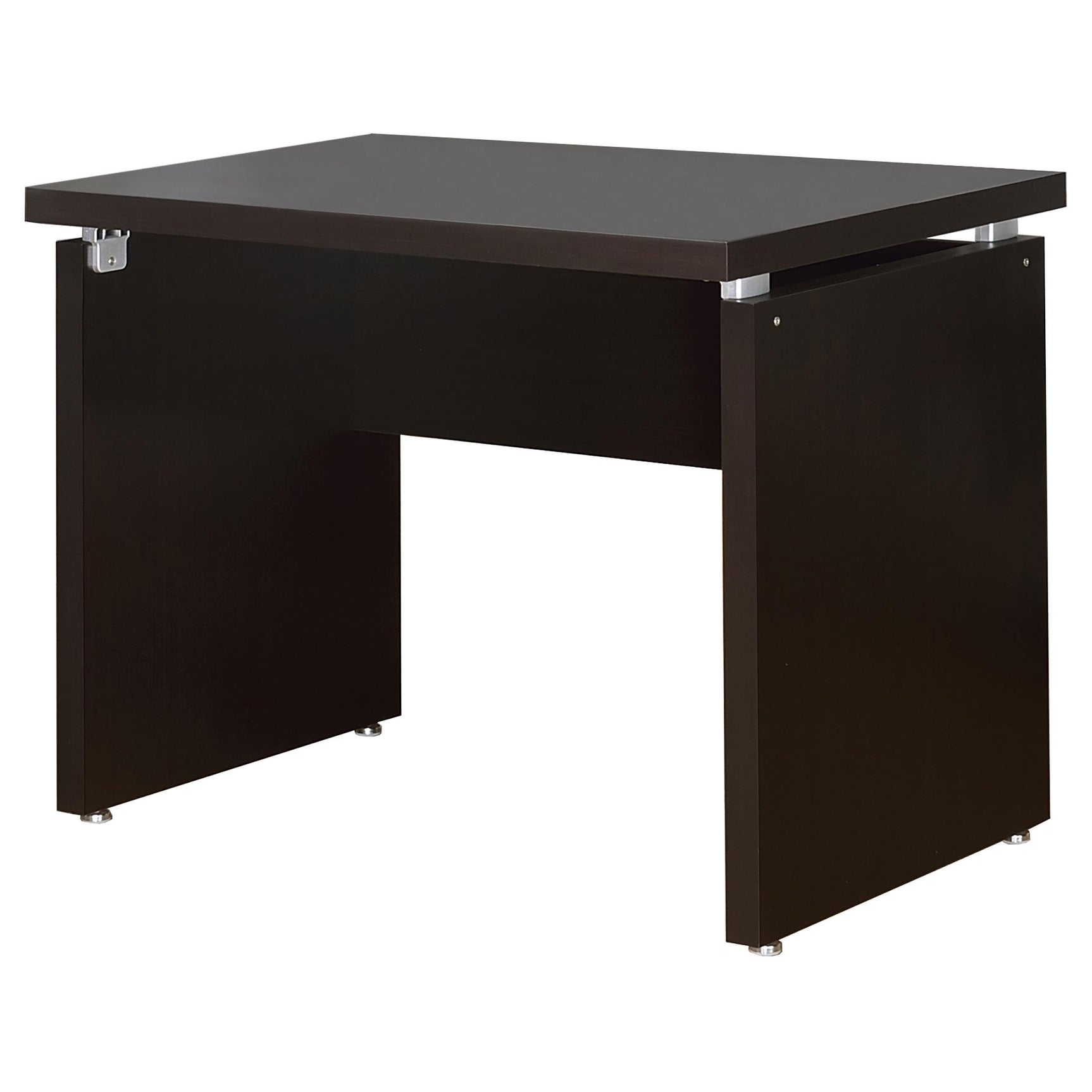 SKYLAR COLLECTION Skylar Engineered Wood L-Shape Computer Desk Cappuccino 800891L - Ella Furniture