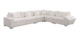 Snuggle Station Cream Reclining 6 or 7-Piece Sectional view 8