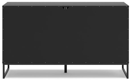 Socalle Black Dresser - Ella Furniture