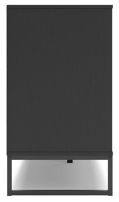 Socalle Black Dresser - Ella Furniture