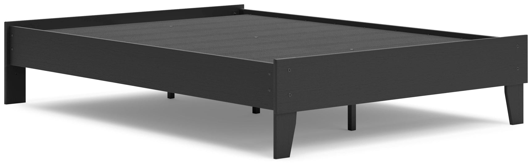 Socalle Black Full Platform Bed - Ella Furniture