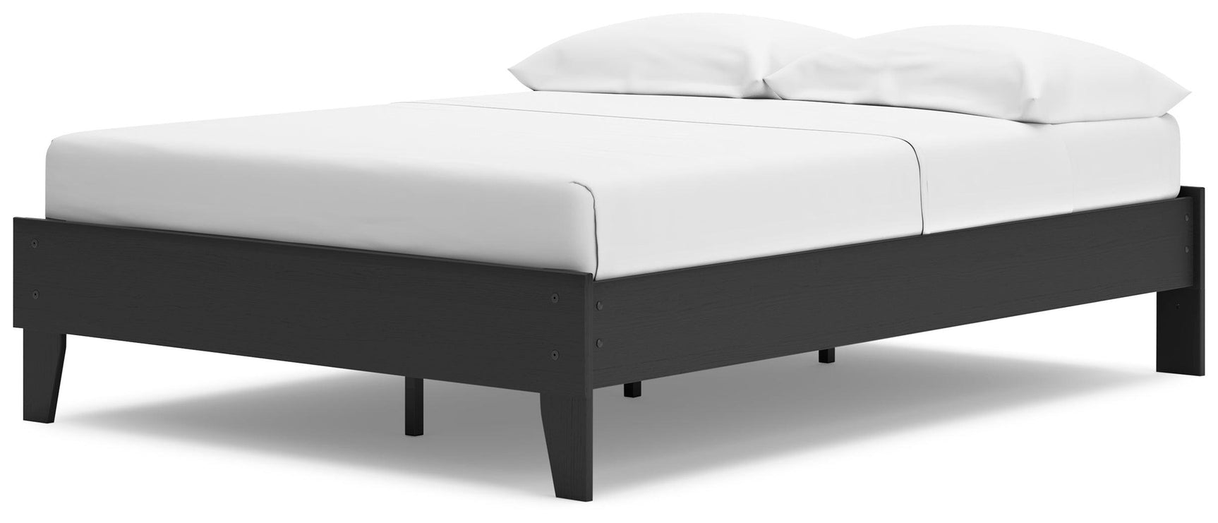 Socalle Black Full Platform Bed - Ella Furniture