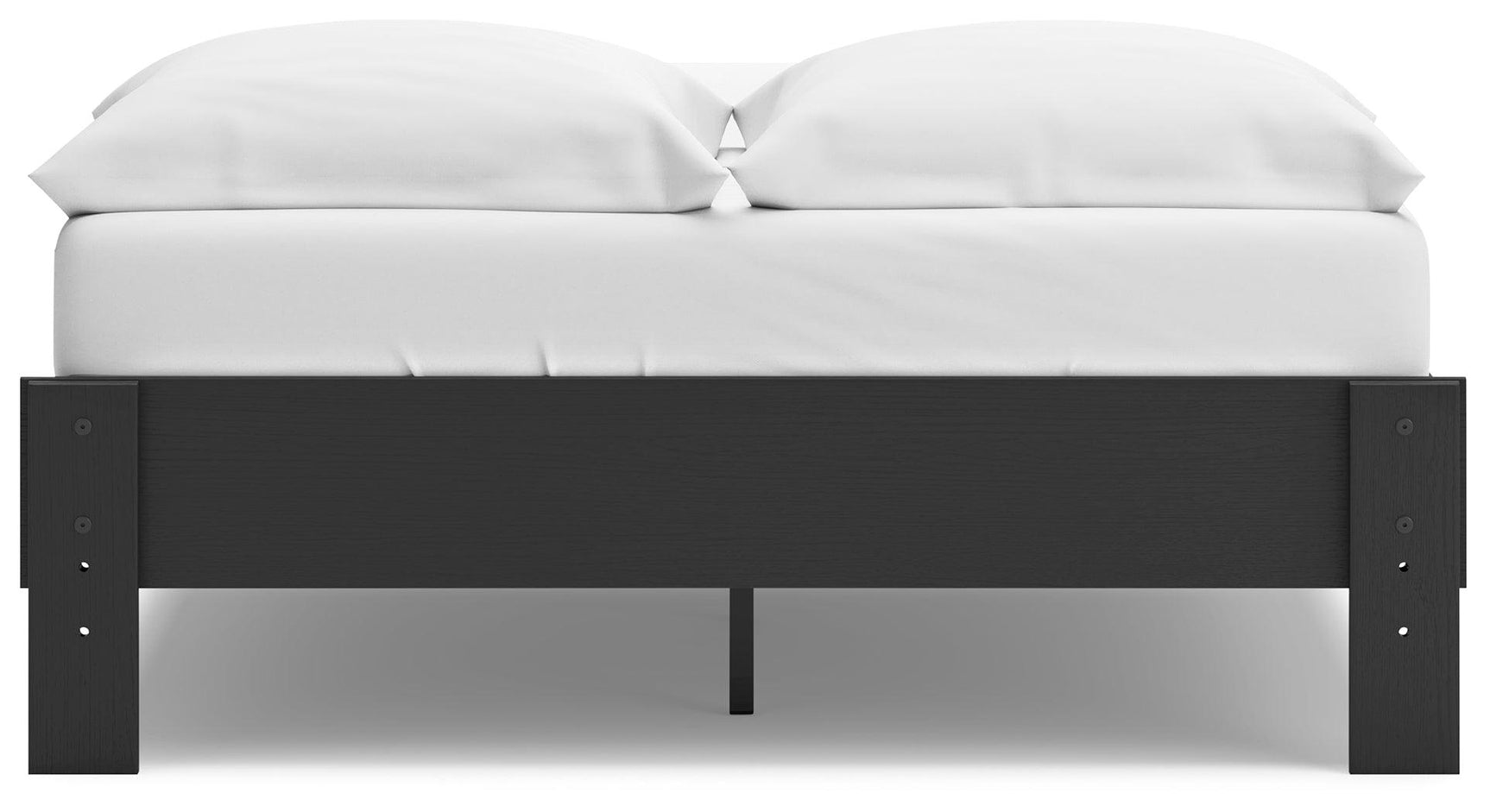 Socalle Black Full Platform Bed - Ella Furniture