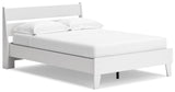 Socalle Two-tone Full Panel Platform Bed - Ella Furniture