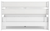 Socalle Two-tone Full Panel Platform Bed - Ella Furniture