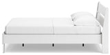 Socalle Two-tone Full Panel Platform Bed - Ella Furniture