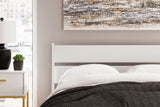 Socalle Two-tone Full Panel Platform Bed - Ella Furniture