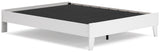 Socalle Two-tone Queen Platform Bed - Ella Furniture