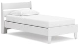 Socalle Two-tone Twin Panel Platform Bed - Ella Furniture