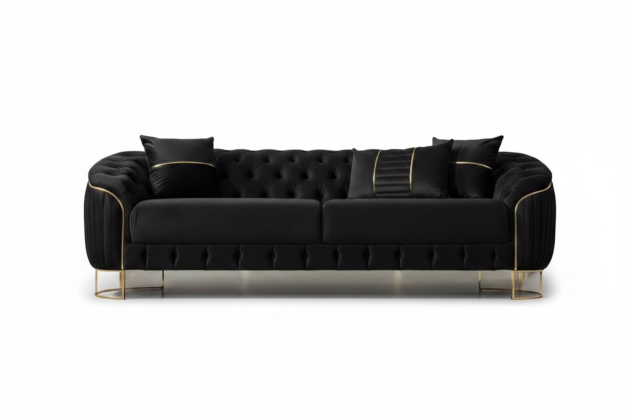 Lucas Black Living Room Set