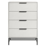 Sonora 4-drawer Bedroom Chest White 224865 - Ella Furniture