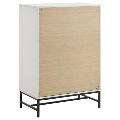 Sonora 4-drawer Bedroom Chest White 224865 - Ella Furniture