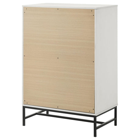 Sonora 4-drawer Bedroom Chest White 224865 - Ella Furniture
