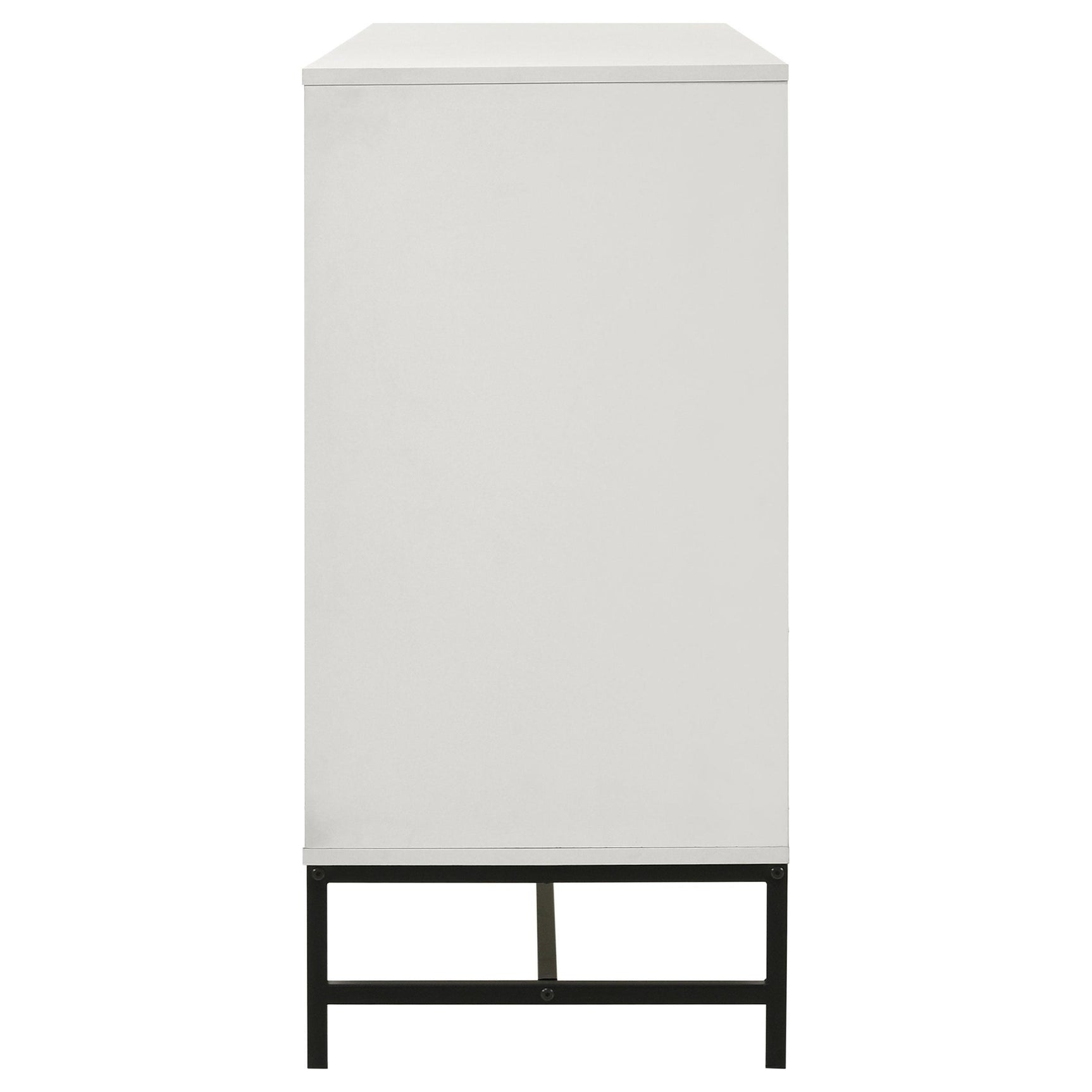 Sonora 6-drawer Bedroom Dresser White 224863 - Ella Furniture