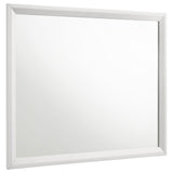 Sonora Dresser Mirror White 224864 - Ella Furniture