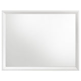 Sonora Dresser Mirror White 224864 - Ella Furniture