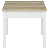 Stacie 3-Piece Composite Wood Coffee Table Set Antique Pine And White 709950 - Ella Furniture