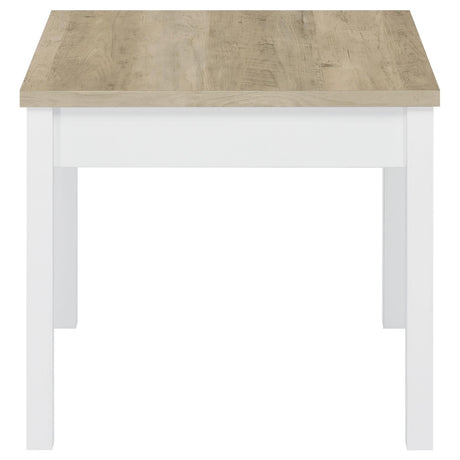 Stacie 3-Piece Composite Wood Coffee Table Set Antique Pine And White 709950 - Ella Furniture