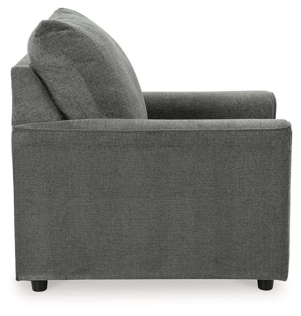 Stairatt Gravel Chair And Ottoman - Ella Furniture