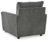 Stairatt Gravel Chair And Ottoman - Ella Furniture