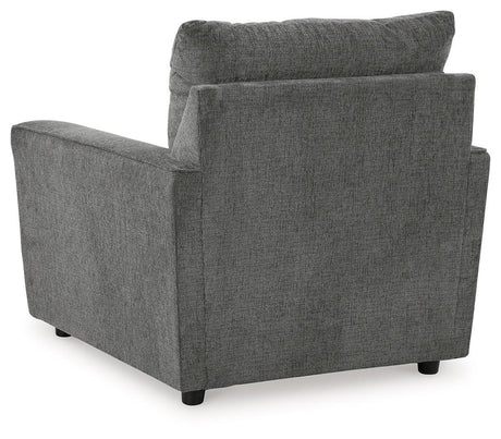 Stairatt Gravel Chair And Ottoman - Ella Furniture