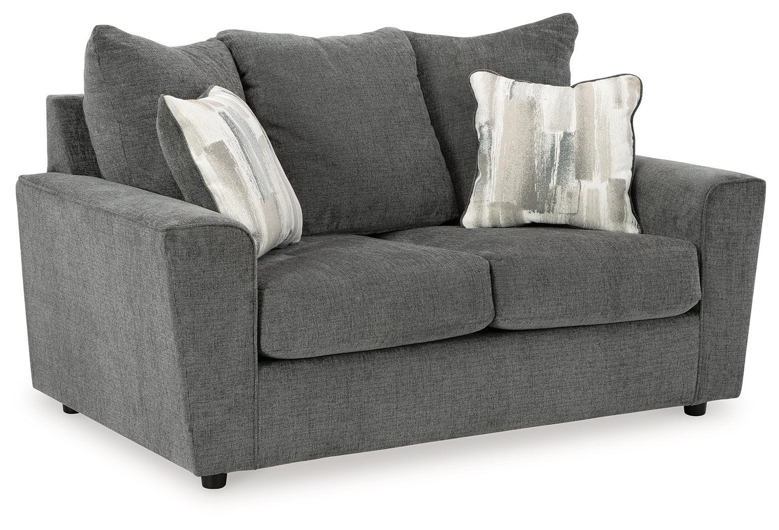 Stairatt Gravel Sofa And Loveseat - Ella Furniture