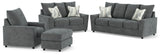 Stairatt Gravel Sofa, Loveseat, Chair And Ottoman - Ella Furniture