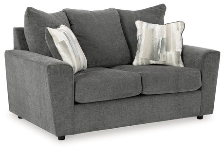 Stairatt Gravel Sofa, Loveseat, Chair And Ottoman - Ella Furniture