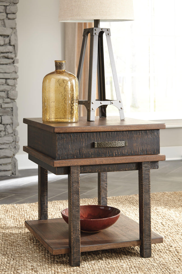 Stanah Two-tone 2 End Tables - Ella Furniture